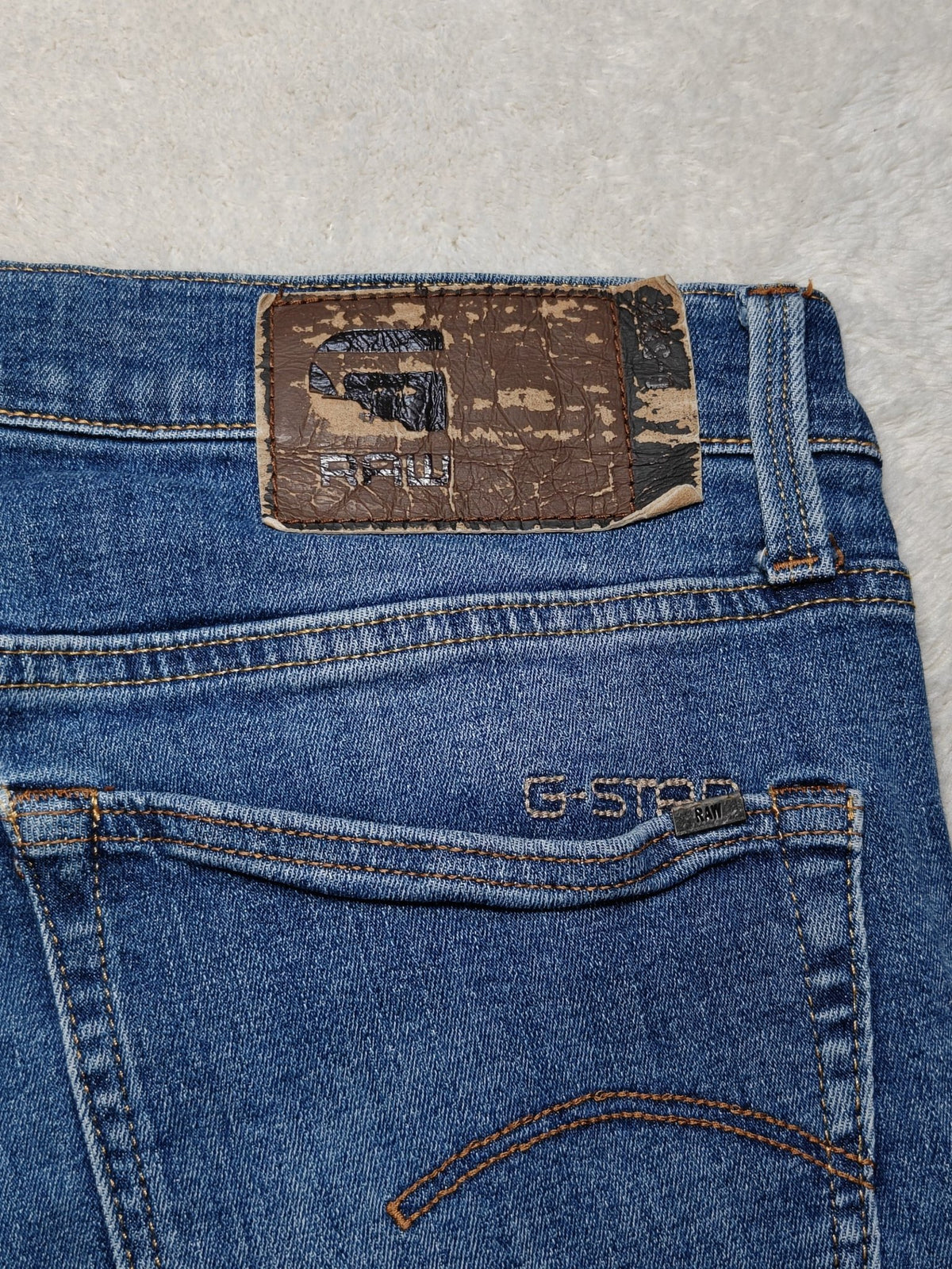 Men G-Star RAW 3301 Blue Slim W31 L29 Jeans