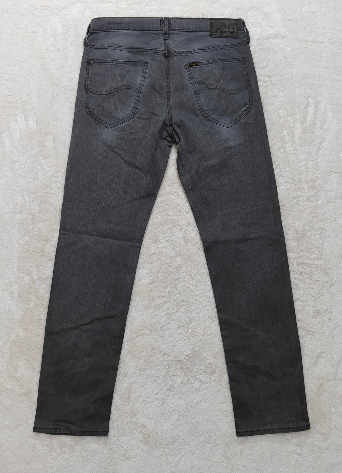 Men Lee Daren Grey Regular Straight W32 L32 Jeans