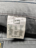 Men Lee Daren Grey Regular Straight W32 L32 Jeans