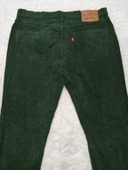 Men Levi’s 511 Green Slim W34 L30 Jeans