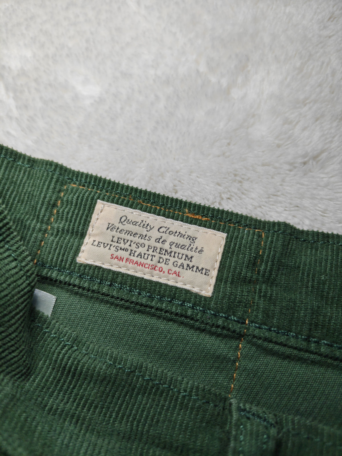 Men Levi’s 511 Green Slim W34 L30 Jeans