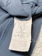 Men Diesel Blue Hoodie with Front Print (L)