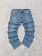 Men Diesel D - Luster Blue Wash 009NX Slim W29 L30 Jeans