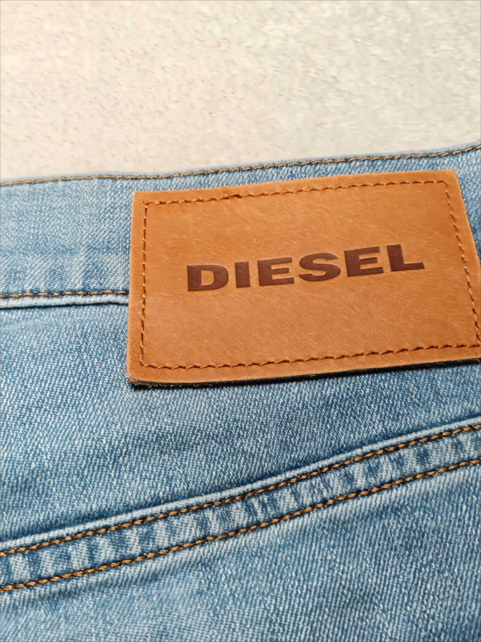 Men Diesel D - Luster Blue Wash 009NX Slim W29 L30 Jeans