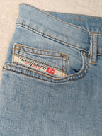 Men Diesel D - Luster Blue Wash 009NX Slim W29 L30 Jeans