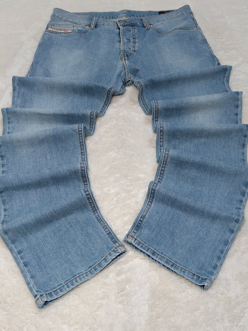 Men Diesel D - Luster Blue Wash 009NX Slim W29 L30 Jeans