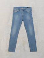Men Diesel D - Luster Blue Wash 009NX Slim W29 L30 Jeans