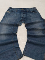 Men Diesel Dardy Blue Wash 0081Y Relaxed Straight W36 L34 Jeans