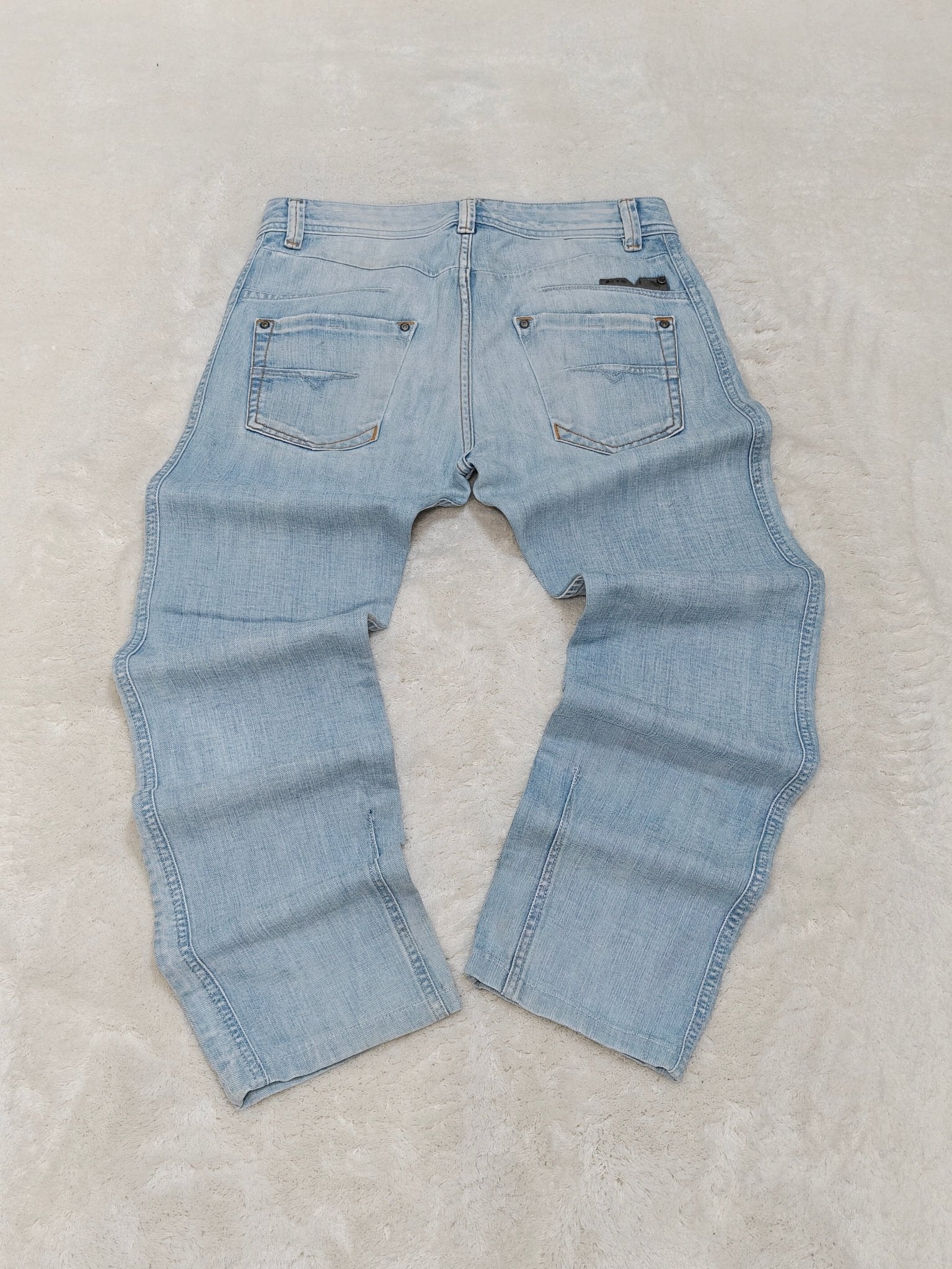 Men Diesel Darron Light Blue Straight W28 L30 Jeans