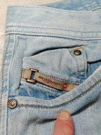 Men Diesel Darron Light Blue Straight W28 L30 Jeans