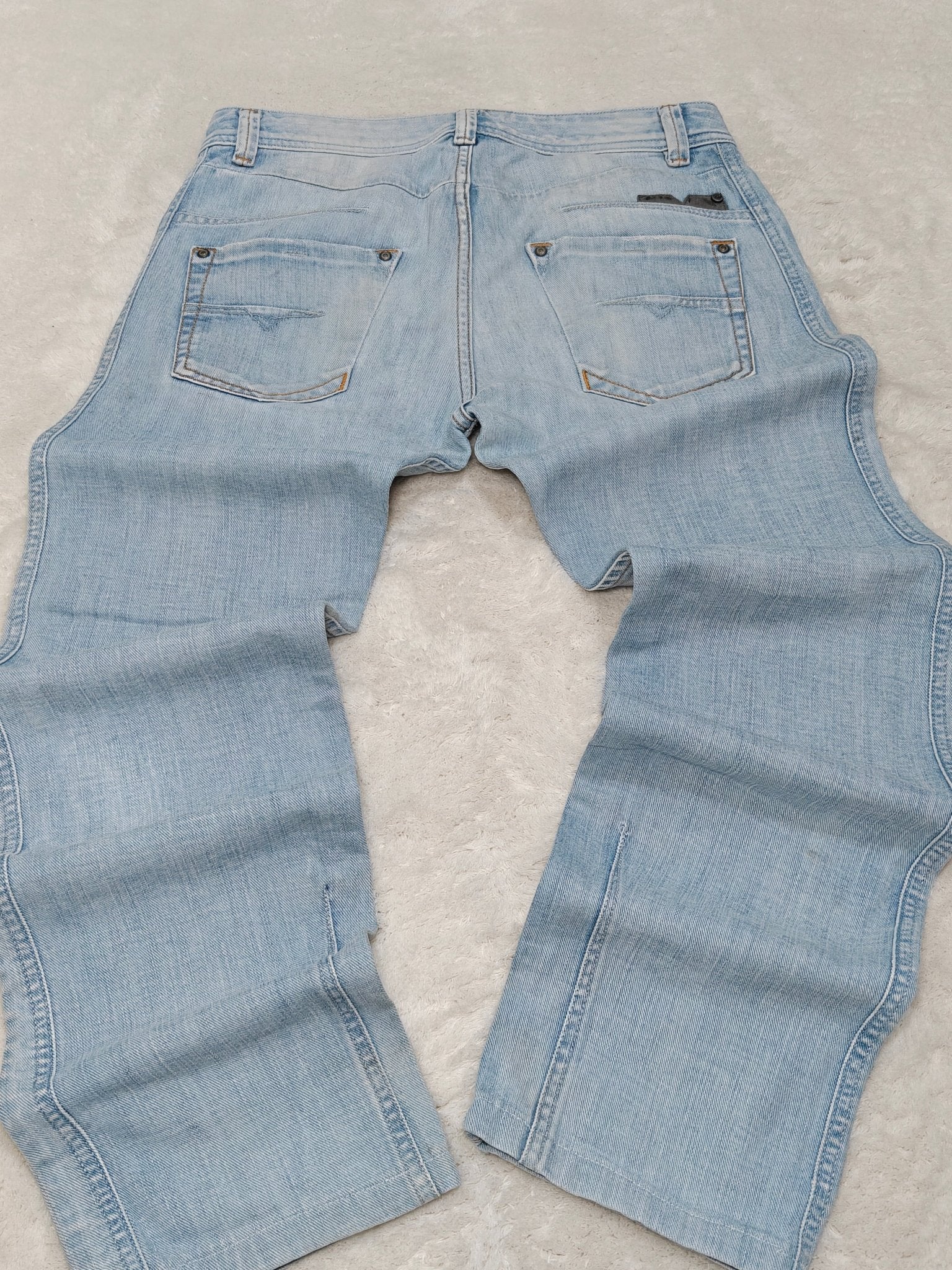 Men Diesel Darron Light Blue Straight W28 L30 Jeans