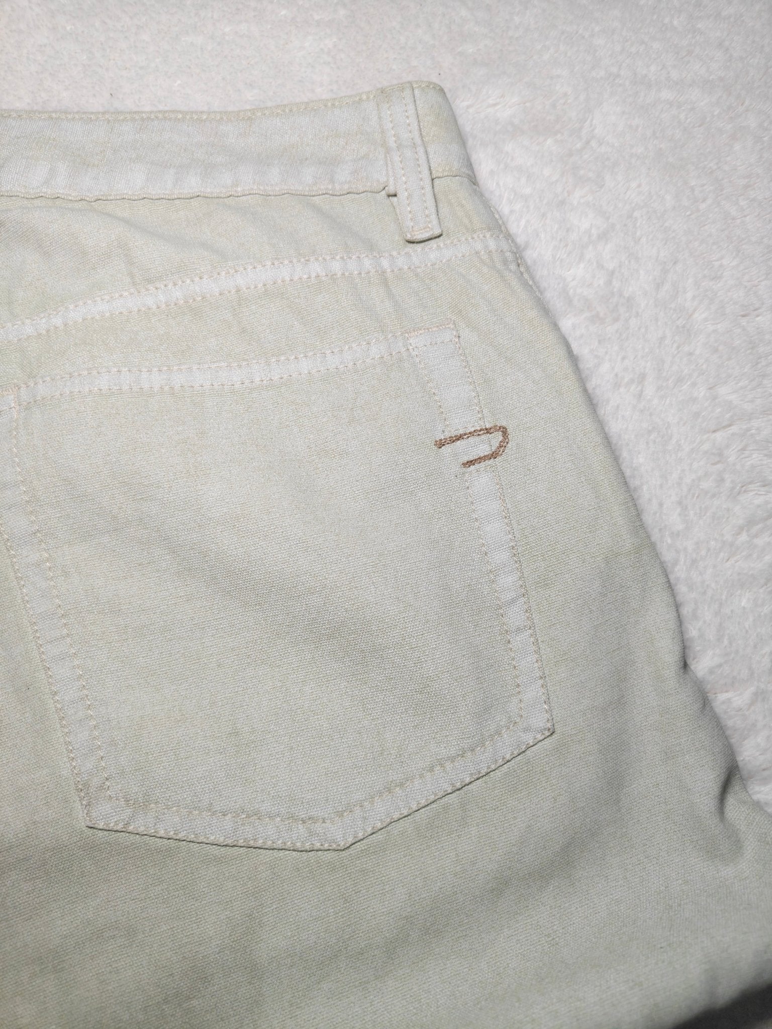 Men Diesel Rabox Light Mint Green Wash MA925 Flared W36 L32 Jeans