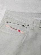 Men Diesel Rabox Light Mint Green Wash MA925 Flared W36 L32 Jeans