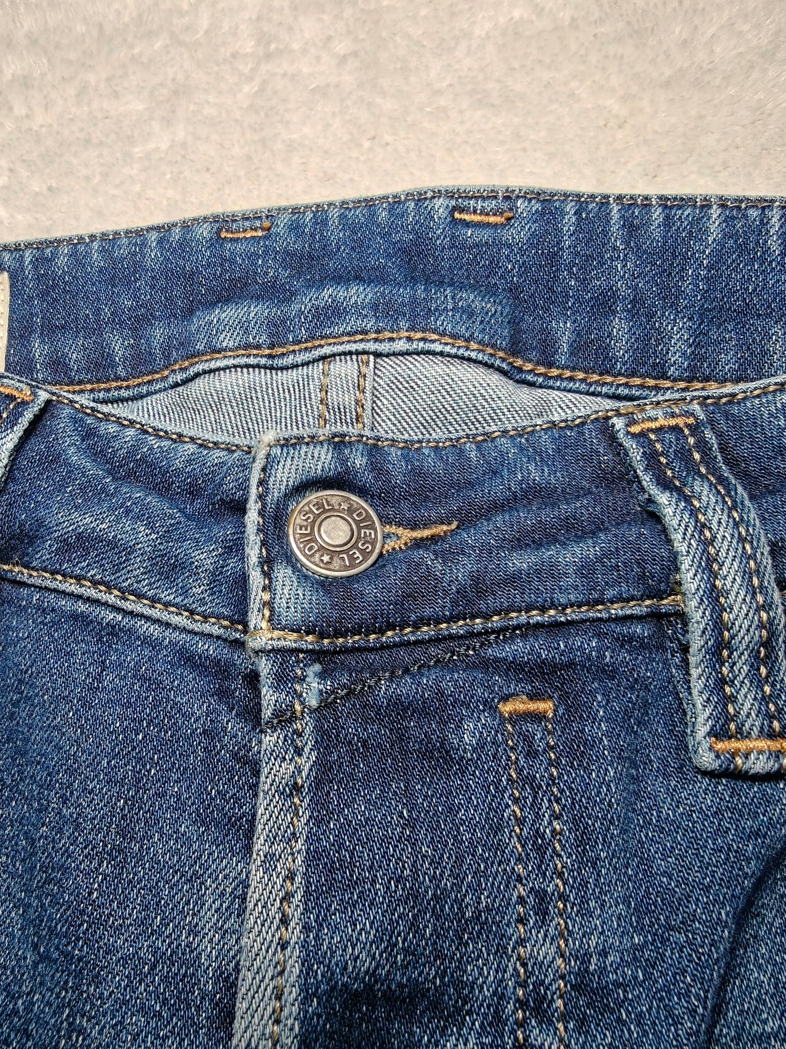 Men Diesel Safado-X Made in Italy Blue Wash 0870F Straight W32 L30 Jeans