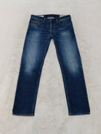 Men Diesel Safado-X Made in Italy Blue Wash 0870F Straight W32 L30 Jeans