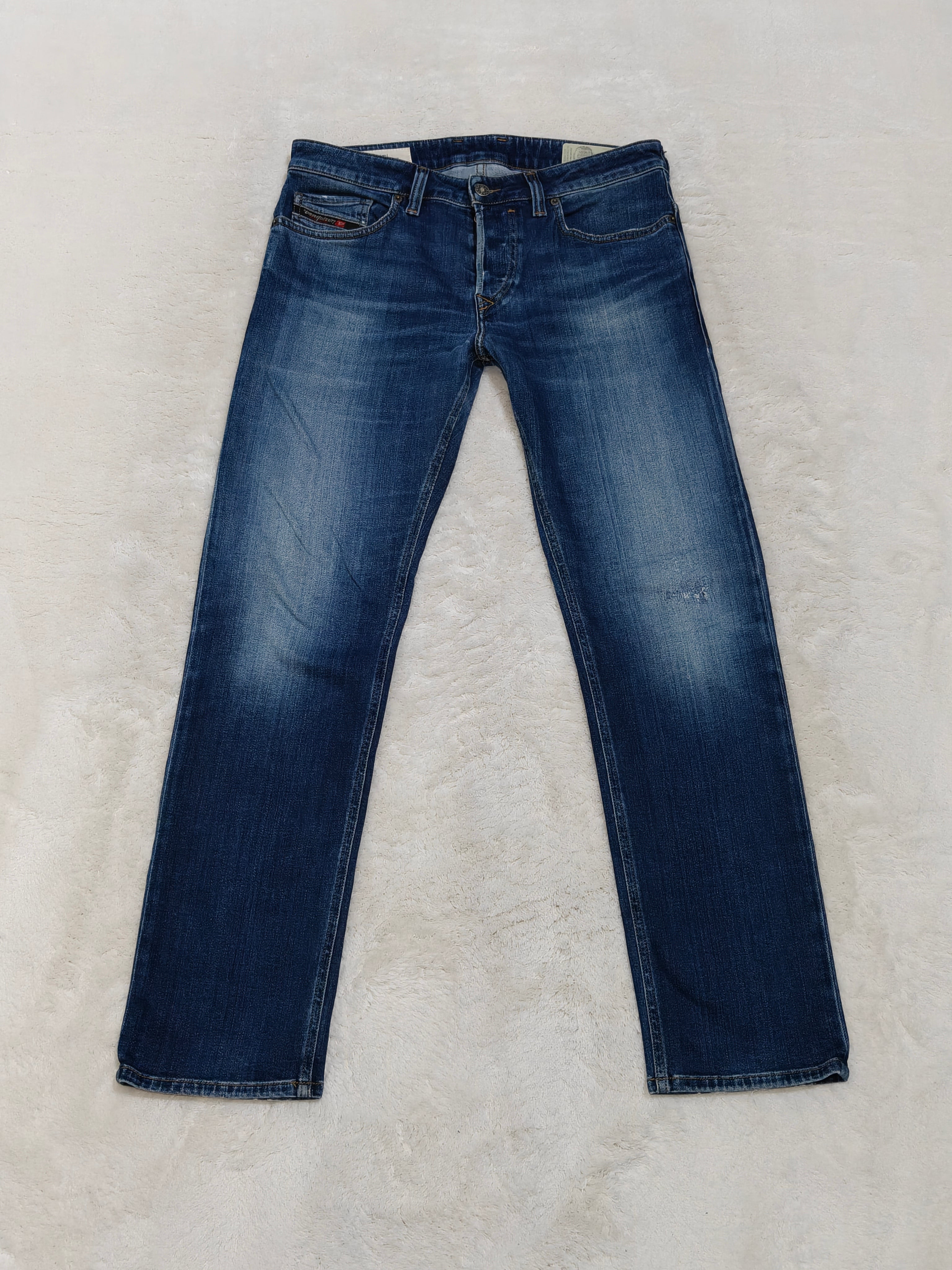 Men Diesel Safado-X Made in Italy Blue Wash 0870F Straight W32 L30 Jeans