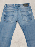Men Diesel Shioner Blue Wash 088W7 Slim Skinny W27 L30 Jeans
