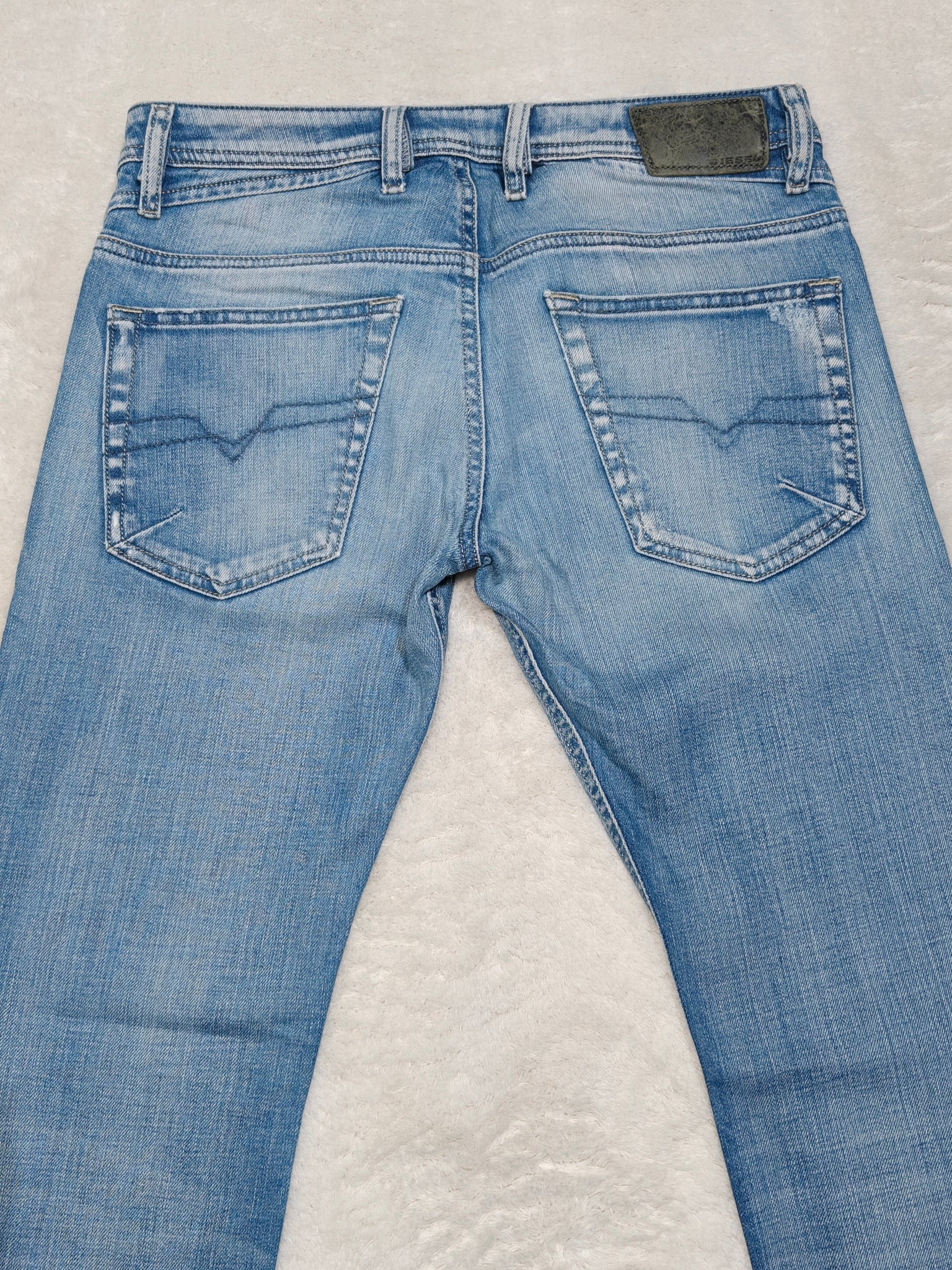 Men Diesel Shioner Blue Wash 088W7 Slim Skinny W27 L30 Jeans