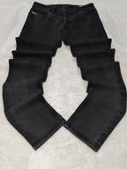 Men Diesel Sleenker Black Faded Slim Skinny Mid Waist W28 L32 Jeans