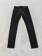 Men Diesel Sleenker Black Faded Slim Skinny Mid Waist W28 L32 Jeans