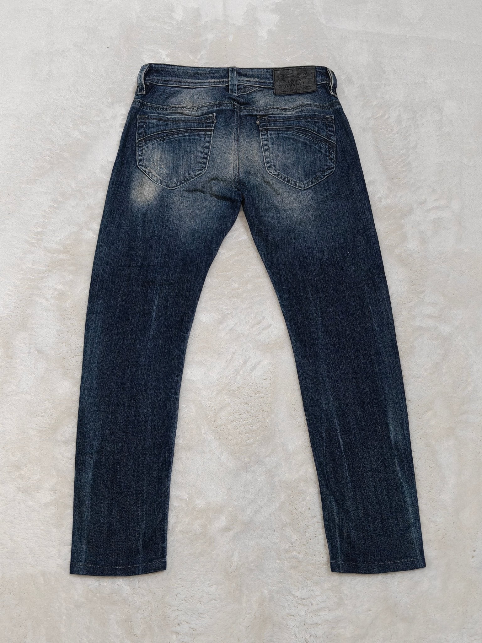 Men Diesel Thanaz Blue Wash 0880K Slim Skinny W30 L28 Jeans