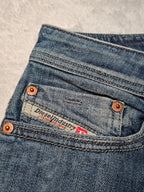 Men Diesel Thanaz Blue Wash 0880K Slim Skinny W30 L28 Jeans