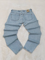Men Diesel Vintage Light Blue Tapered W34 L34 Jeans