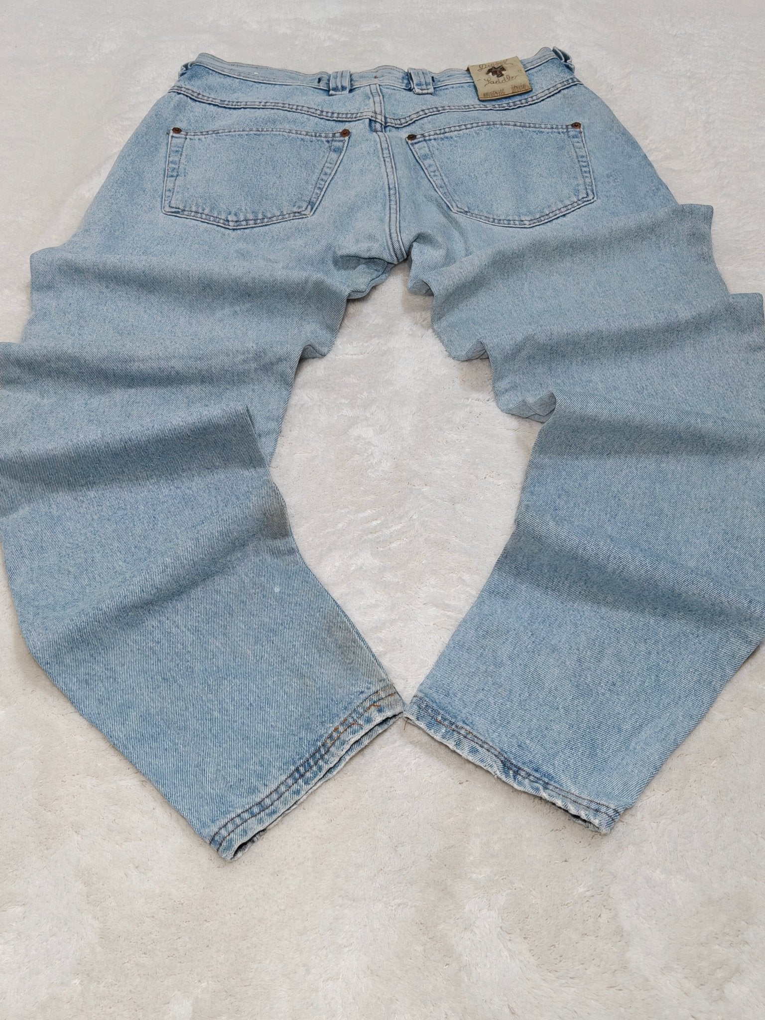 Men Diesel Vintage Light Blue Tapered W34 L34 Jeans