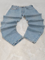 Men Diesel Vintage Light Blue Tapered W34 L34 Jeans