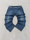 Men Fay Blue Straight W36 L32 Jeans