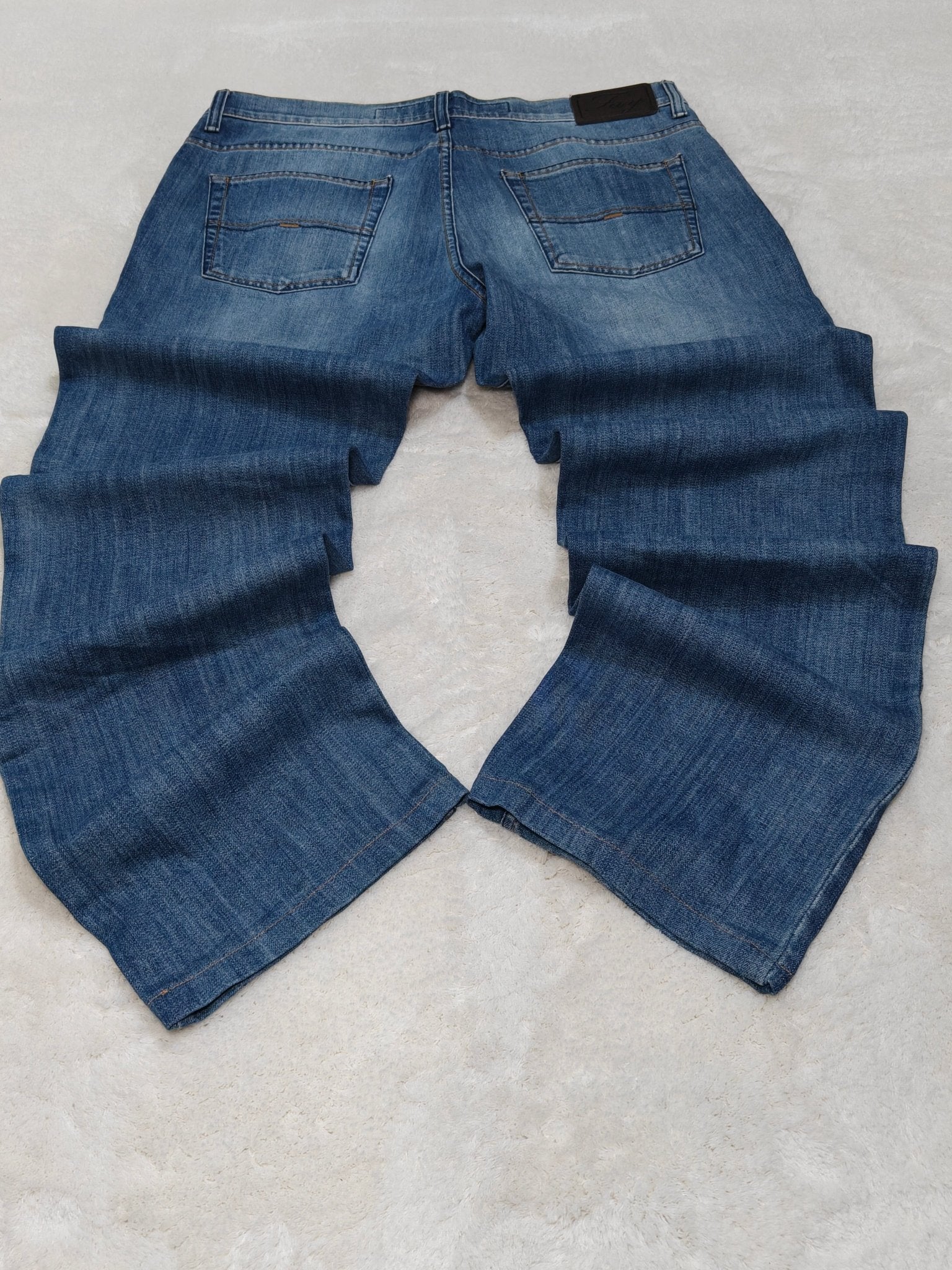 Men Fay Blue Straight W36 L32 Jeans