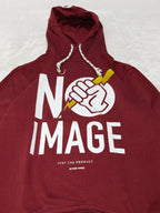 Men G - Star Bordeaux Hooded Sweatshirt with Front Print (L)