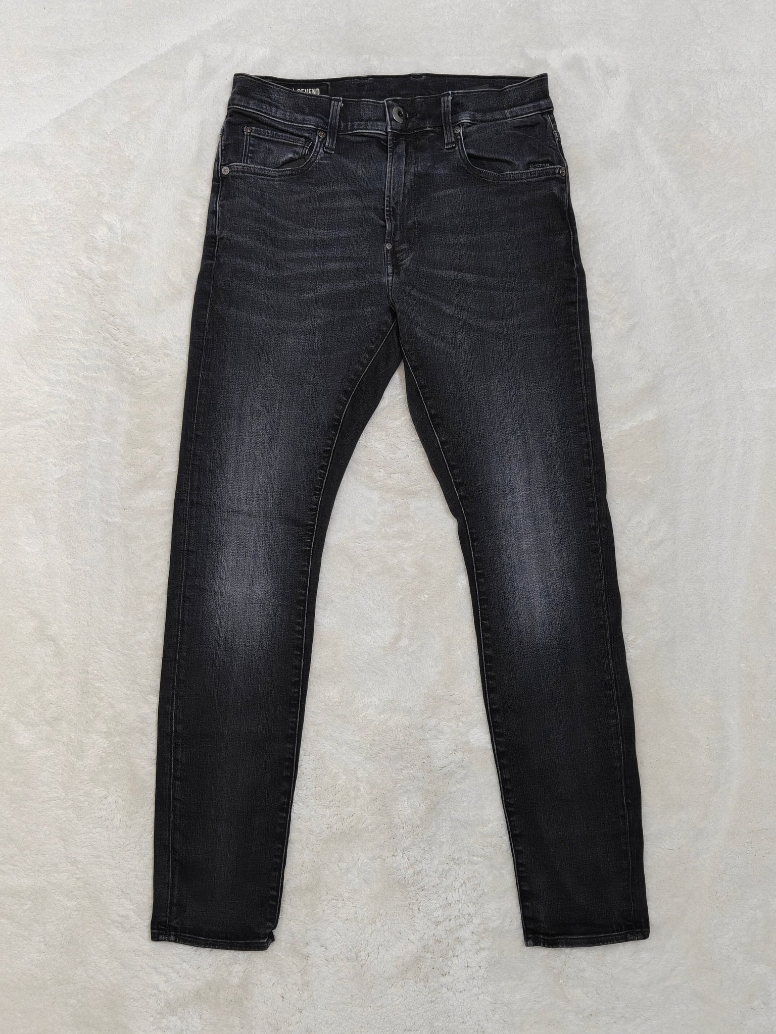 Men G - Star Revend Black Faded Skinny W31 L32 Jeans