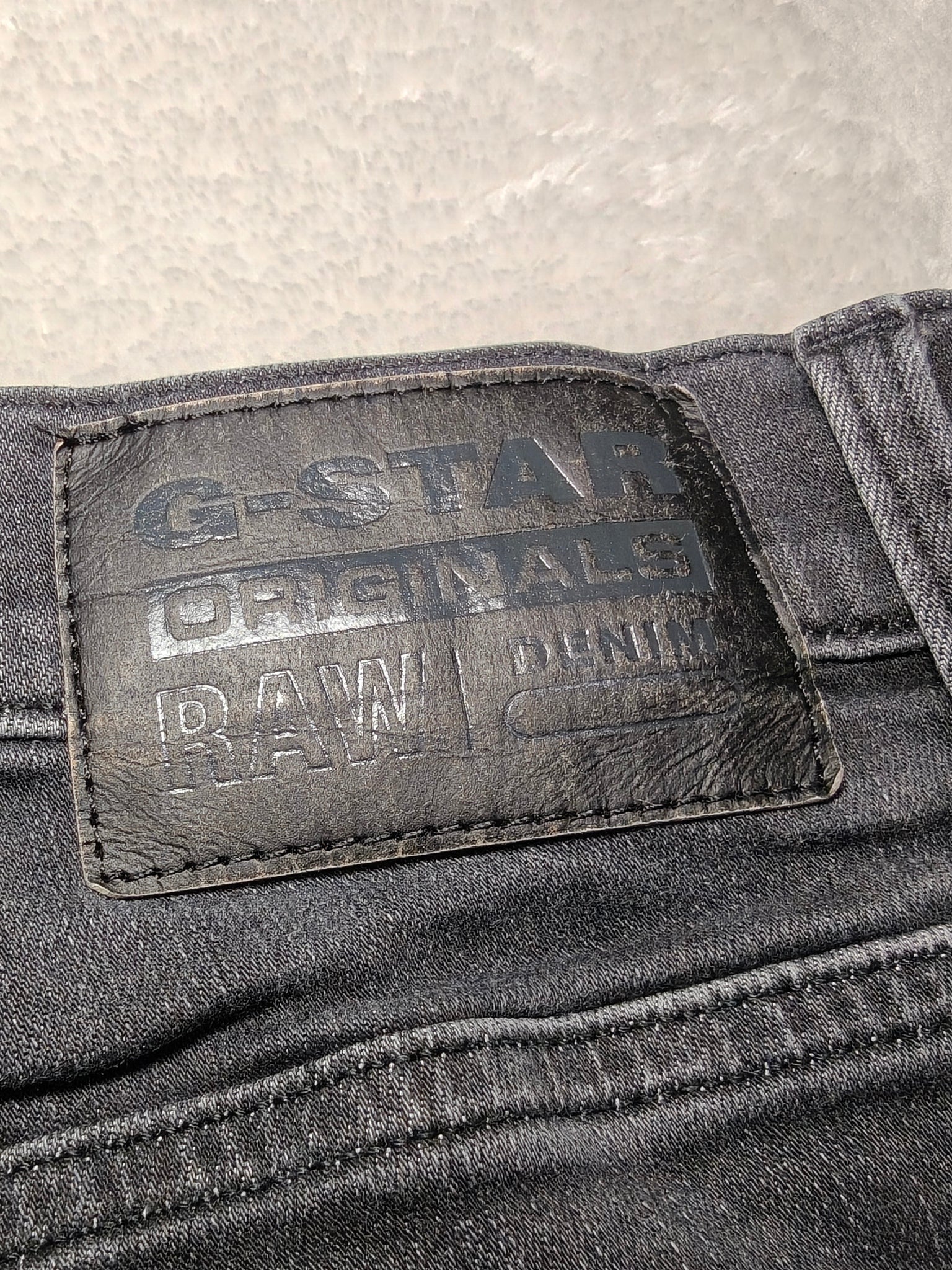 Men G - Star Revend Black Faded Skinny W31 L32 Jeans