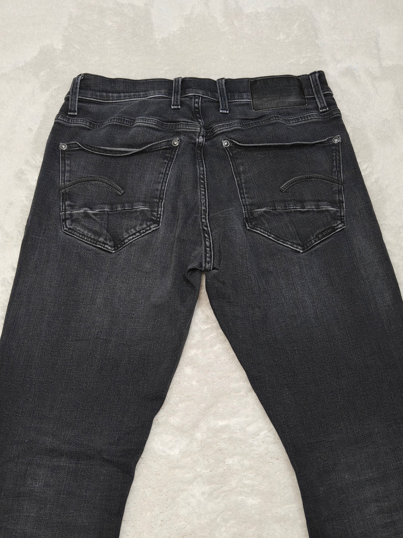 Men G - Star Revend Black Faded Skinny W31 L32 Jeans