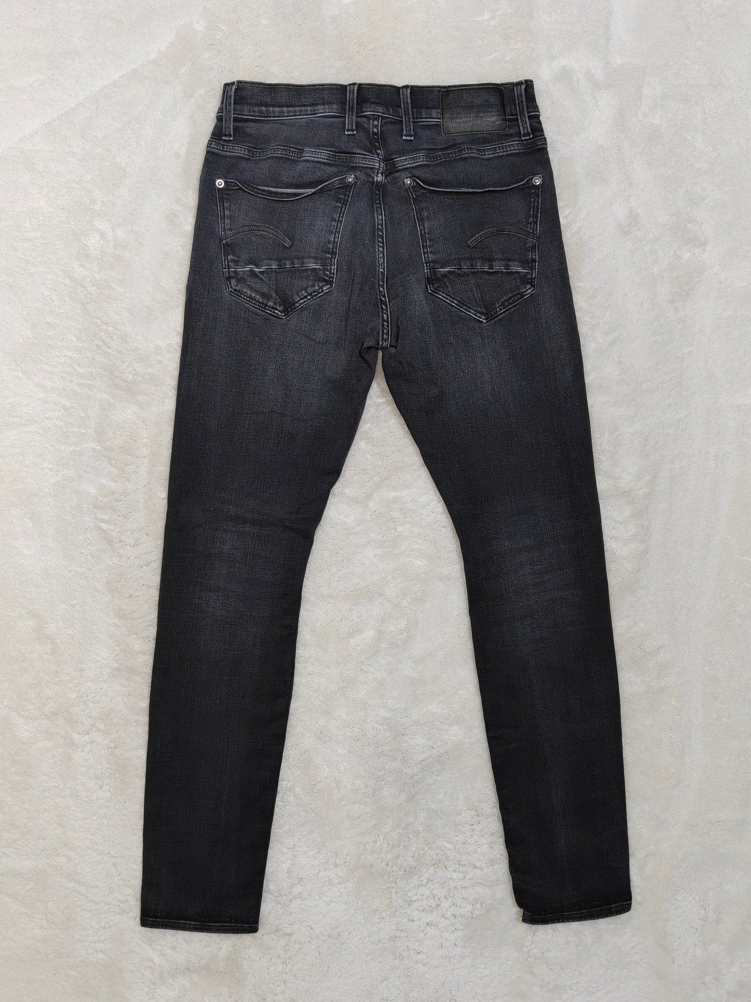 Men G - Star Revend Black Faded Skinny W31 L32 Jeans