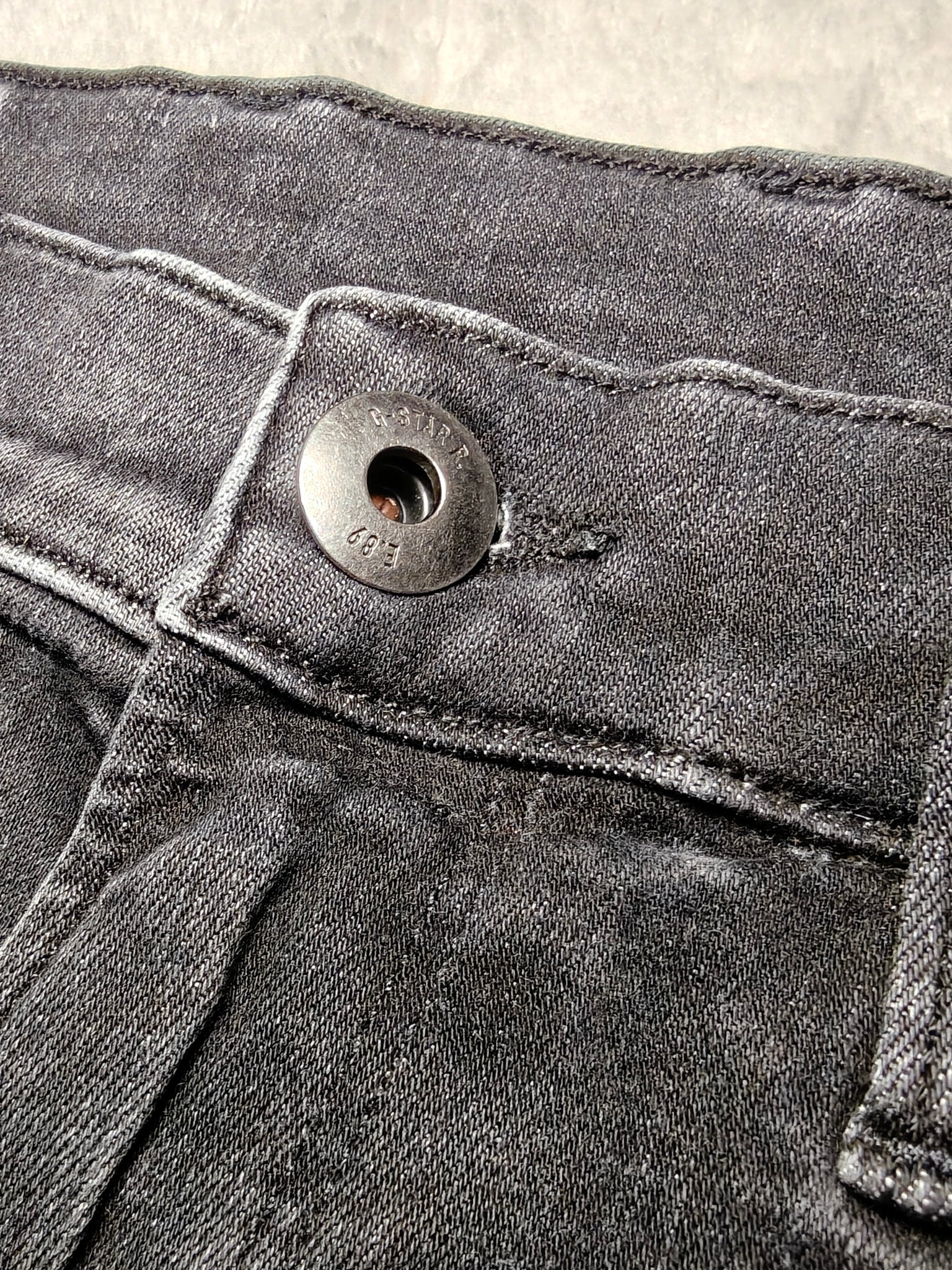 Men G - Star Revend Black Faded Skinny W31 L32 Jeans