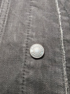 Men Hollister Epic Flex Black Denim Hoodie Jacket (S)