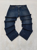 Men Levi's 501 Blue Straight W36 L36 Jeans