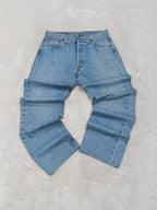 Men Levi's 501 Light Blue Straight W30 L30 Jeans