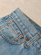 Men Levi's 501 Light Blue Straight W30 L30 Jeans