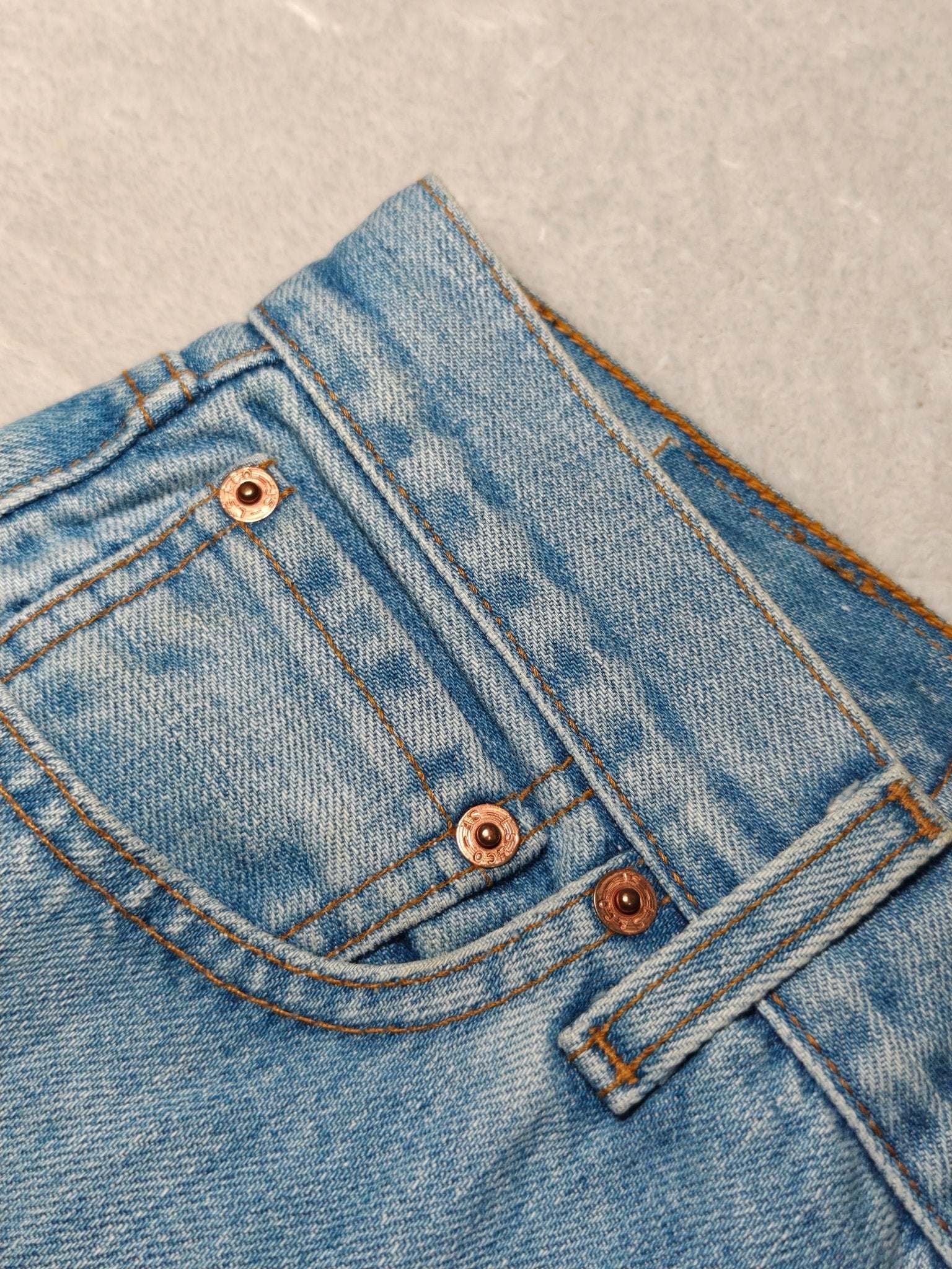 Men Levi's 501 Light Blue Straight W30 L30 Jeans
