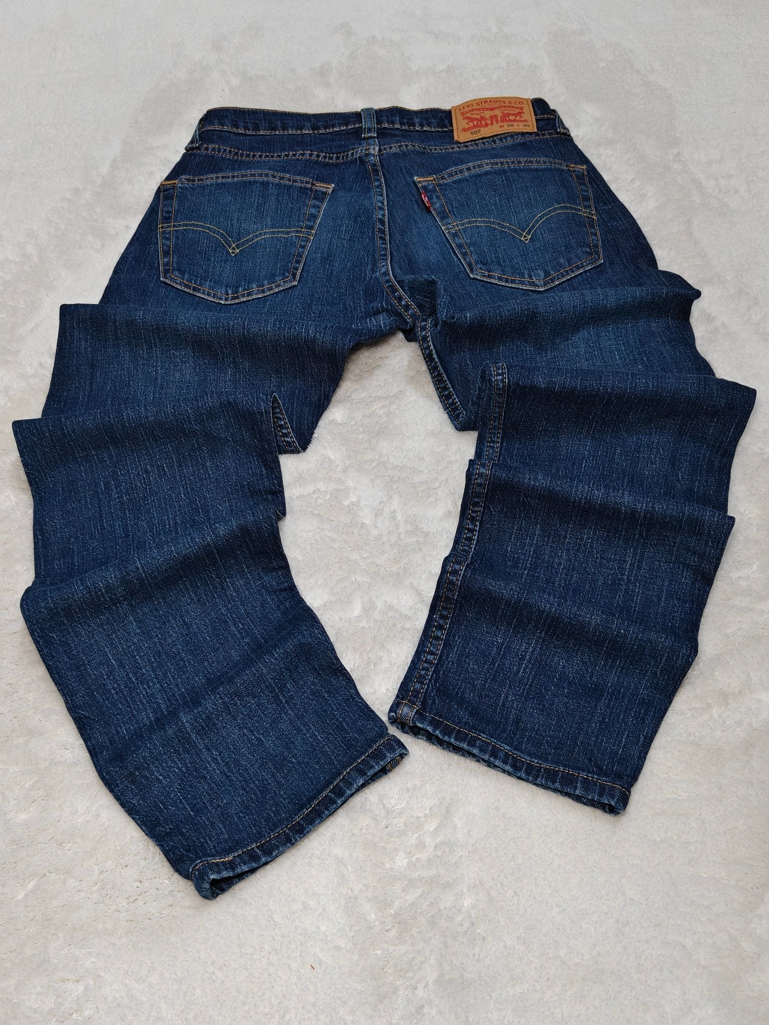 Men Levi's 502 Blue Regular Tapered W28 L30 Jeans