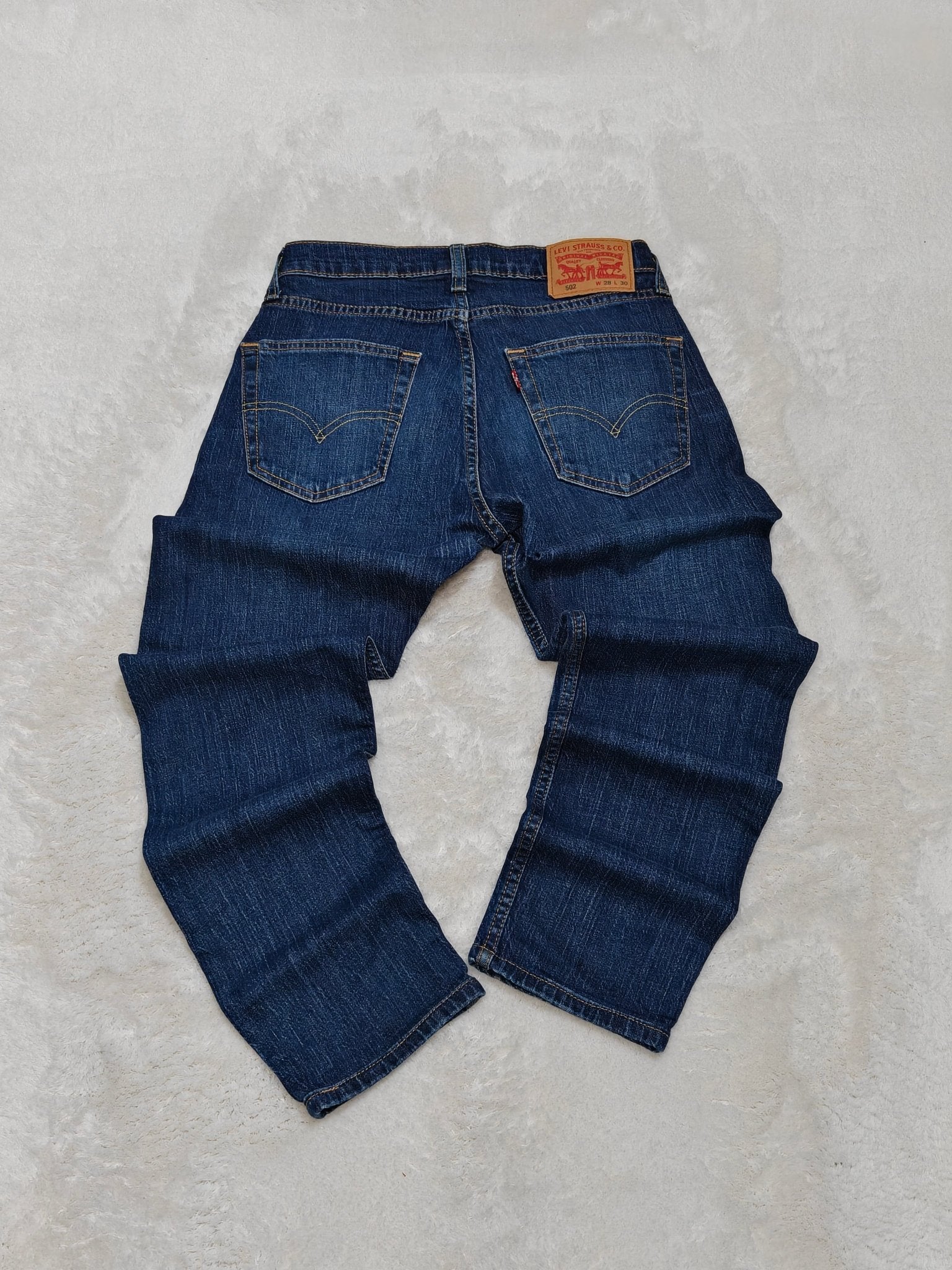 Men Levi's 502 Blue Regular Tapered W28 L30 Jeans
