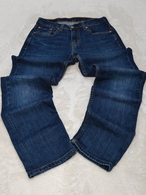 Men Levi's 502 Blue Regular Tapered W28 L30 Jeans