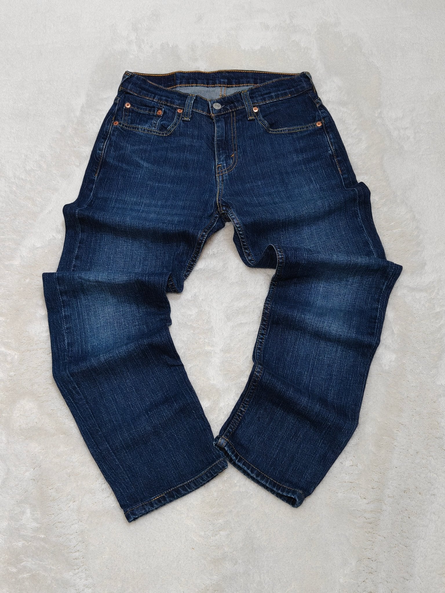 Men Levi's 502 Blue Regular Tapered W28 L30 Jeans