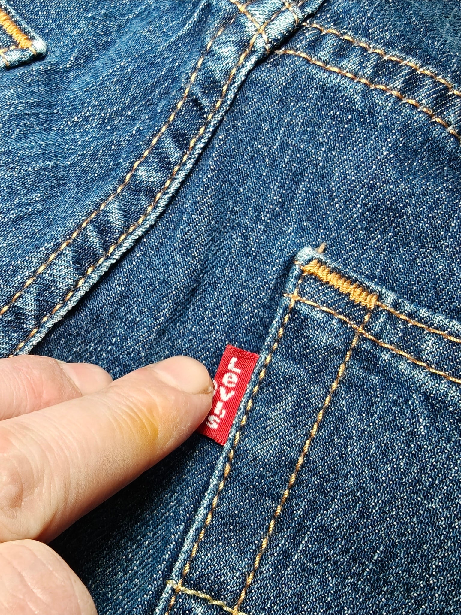 Men Levi's 502 Blue Regular Tapered W28 L30 Jeans