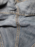 Men Levi's 507 Blue Relaxed Straight Mid Waist W34 L32 Jeans