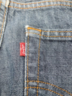 Men Levi's 507 Blue Relaxed Straight Mid Waist W34 L32 Jeans