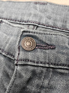 Men Levi's 511 Black Grey Faded Slim Mid Waist W31 L34 Jeans